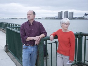 Denis Higgs, left, and Barbara Zeilinski, co-organizers of the 58th Annual Meeting of the Canadian Society of Zoologists at St. Clair Centre for the Arts, are pictured at Dieppe Park, Monday, May 13, 2019.