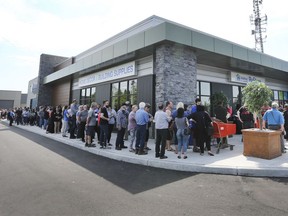 WINDSOR, ON. MAY 25, 2019. --   The Habitat for Humanity ReStore in Windsor held its grand opening on Saturday, May 25, 2019. Many customers were lined up well before the doors opened to get a first look inside.