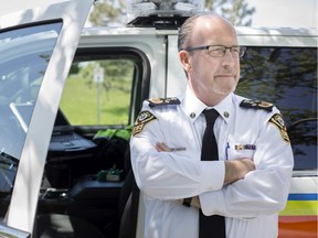 Essex-Windsor EMS Chief Bruce Krauter, is pictured outside the Essex Civic Centre, Monday, May 27, 2019.