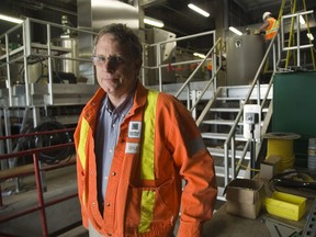 Geordie Gauld, the city's wastewater treatment division manager, says a new organic Rankine cycle system at London's Greenway Wastewater Treatment Centre will save money, cut energy use and reduce emissions. (Derek Ruttan/The London Free Press)