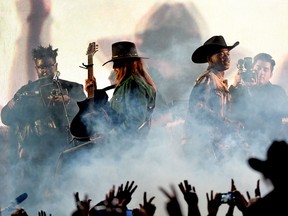 Lil Nas X and Billy Ray Cyrus performed their number one hit "Old Town Road" at California's Stagecoach Festival last month.