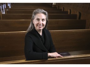 Melanie Tanovich is shown at the St. Anne's Church in Tecumseh, ON. on Friday, May 10, 2019. She will be conducting  the Orchestra Breva concert series across Southwestern Ontario to honour the 150th anniversary of the death of Laura Ingersoll Secord.