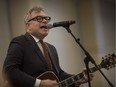 Canadian music icon, Steven Page, of the Barenaked Ladies, gives the keynote speech at the Breakfast of Champions presented by the Canadian Mental Health Association, Windsor-Essex County Branch, at the St. Clair Centre for the Arts, Tuesday, May 7, 2019.