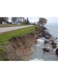 Pelee Island erosion. (Photo courtesy of Dave DeLellis)