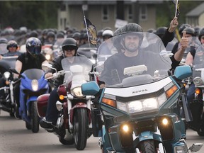 More than 300 hundred bikers participated in the Windsor's TELUS Motorcycle Ride For Dad in support of prostate cancer awareness and research on Sunday, May 26, 2019, raising over $20,000.