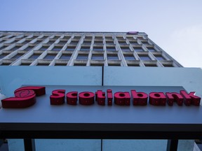 Scotiabank reported second-quarter net income of $2.26 billion, up from $2.18 billion a year earlier.