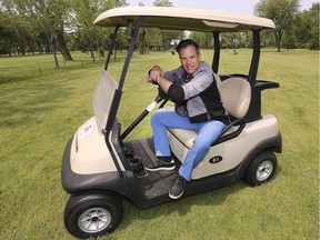 Ryan Hughes, director of golf at  Rochester Place Place Golf Club is shown on Friday, May 31, 2019 at the Lakeshore business. An extremely wet spring has forced the club to restrict the use of power carts.