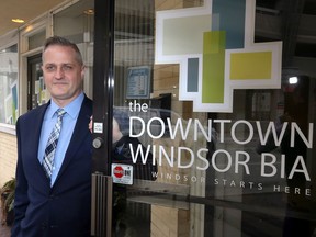 Brian Yeomans, chair of the Downtown Windsor BIA, announces The Downtown Windsor Business Improvement Association will support the Citizens for an Accountable Mega-Hospital Planning Process (CAMPP) appeal of the planned location.