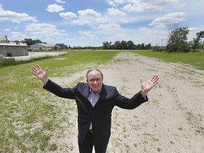 Fulvio Valentinis, Windsor Essex Catholic District School Board chairman, is shown at a parcel of land in the 2400 block of McDougall Street  announced as the future site of Catholic Central High School, on Friday, June 14, 2019.