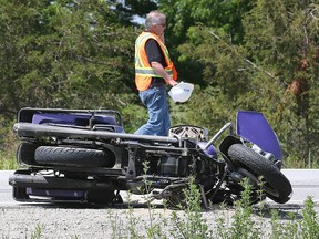 Highway 3 between County Road 27 and Division Road remains closed for a serious collision involving a motorcycle and commercial truck. Injuries are serious according to officials.