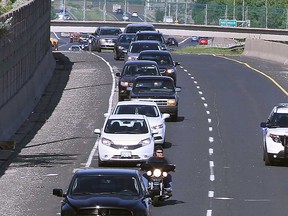 The E. C. Row Expressway in Windsor on May 30, 2016.