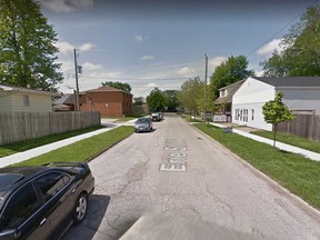 the 1000 block of Erie Street West in Windsor is shown in this May 2014 Google Maps image.