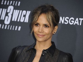 Halle Berry attends the film premiere of John Wick 3.