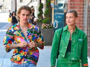 Justin Bieber And Hailey Bladwin making a visit to the doctor in Beverly Hills on August 30, 2018