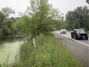 Traffic moves along Matchette Road, adjacent to Ojibway Park, Thursday, June 20, 2019.