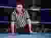 Windsor resident Cameron Adamson performs as a referee for Border City Wrestling.