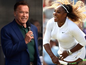 Arnold Schwarzenegger and Serena Williams will headline new shows for Snapchat.