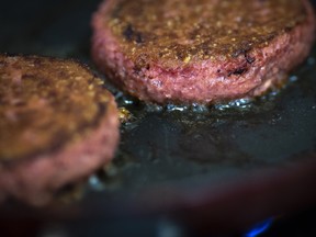 Beyond Meat burgers. The vegan burger maker emerged as this year's darling in the IPO market with shares surpassing US$200 last month compared with a US$25 offering price.