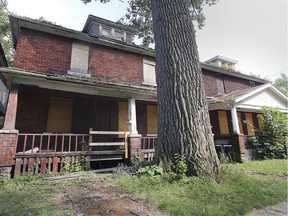 Owners of vacant, blighted properties in Windsor are getting the message since the city beefed up its bylaw enforcement department to deal with complaints, according to a new report. Shown here on July 3, 2019, are boarded up homes in the 3300 block of Peter Street.