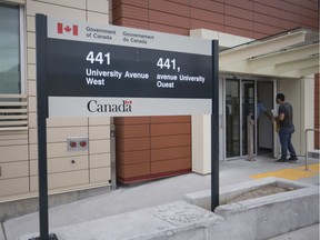 Business as usual, just not in this building. Canada Revenue Agency says its Windsor employees continue their tax work, even though the department's downtown headquarters at 441 University Ave. West, shown here on July 12, 2019, remains closed.