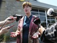 "Desperate need" for farm workers. Marie-Claude Bibeau, federal Minister of Agriculture and Agri-Food, speaks to reporters in Leamington on July 23, 2019, after hearing from growers and farmers about a big shortage in agricultural workers, particularly in the greenhouse and mushroom sectors.