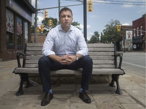 Ward 2 Coun. Fabio Costante is pictured on Sandwich Street in the heart of Olde Sandwich Town, Wednesday, July 31,  2019.