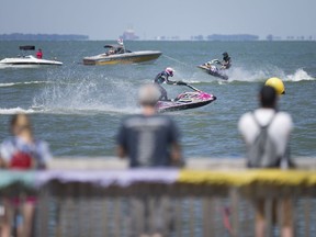 The 2019 CANAM Watercross Tour entertained crowds at the Belle River Sunsplash at West Belle River Beach, Sunday, July 13,  2019.
