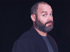 Comedian Tom Segura in a promotional image for his 2019 Take It Down tour.