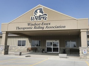 The exterior of the Windsor Essex Therapeutic Riding Association in Essex is shown on July 10, 2019.