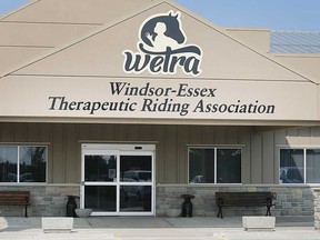 The entrance and sign to the Windsor-Essex Therapeutic Riding Association at 3323 North Malden Rd. on July 10, 2019.