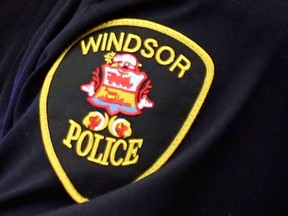Badge of Windsor Police Service command officers, March 2019.