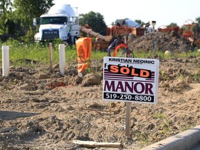 Hundreds of homes have been built in Windsor's East Riverside neighbourhood near Little River Boulevard Thursday.