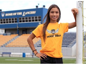 St. Joseph high school grad and Windsor Legion product Nicole LaRue will be running for University of Windsor Lancers this coming season.