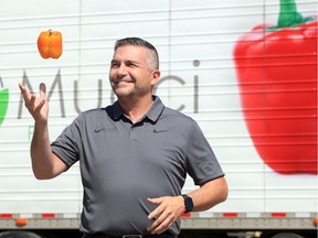 Joe Spano, vice-president of sales and marketing at Mucci Farms is pictured at the greenhouse growers headquarters in Kingsville on Wednesday, Aug. 21, 2019.