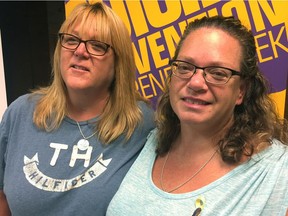 Lanette and Sheri Gaetz, mothers of 19-year-old McKenzie, who died by suicide in 2017, spoke out Thursday to highlight the importance of Suicide Prevention Awareness Month.