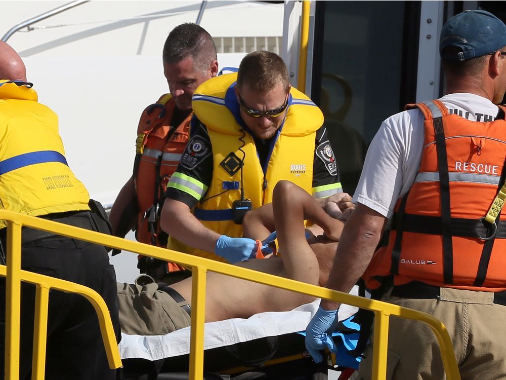 Two males sustain "serious" injuries from boat propeller on Lake St. Clair, charges laid