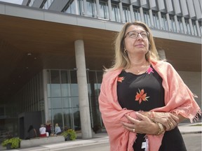 Vincenza Mihalo, head of human resources for the City of Windsor, is pictured outside city hall, Tuesday, August 20, 2019. She was commenting on the results of a comprehensive survey of city staff.