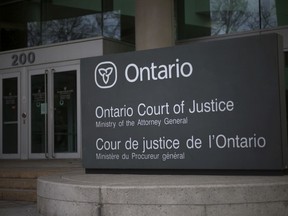 The Ontario Court of Justice in Windsor is pictured in this file photo from Nov. 22, 2017.