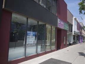 The proposed location of a retail cannabis shop at 545 Ouellette Ave. in Windsor, is pictured Wednesday, Aug. 21, 2019.