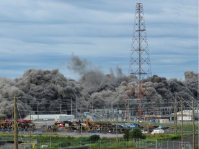 The powerhouse at the former Nanticoke Generating Station was demolished in August. The power plant was decommissioned in 2013. (ASHLEY TAYLOR, Postmedia Network)