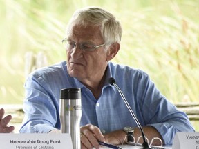 Ontario Agriculture Minister Ernie Hardeman at the Outdoor Farm Show in Woodstock. Postmedia Network