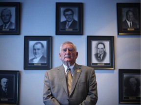 Deputy Mayor of LaSalle,  William (Bill) Varga is pictured in the council chamber of the LaSalle Town Hall on July 29, 2010. Varga died on Sept. 30, 2019.