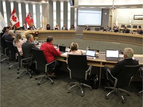Members of Essex County Council meet inside council chambers at the Essex County Civic Centre during a meeting on Wednesday, Sept. 4, 2019.