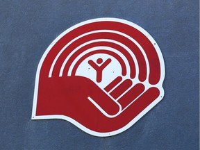 United Way logo on their building at Giles Blvd. E and McDougall.