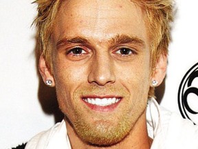 Pop star Aaron Carter