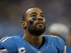 Calvin Johnson retired in 2016 but was known as one of the greatest wide receivers in the NFL. He was #81 of the Detroit Lions when he played.