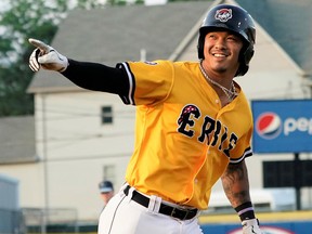 Detroit Tigers prospect Chace Numata of the Erie Seawolves. (Twitter photo)