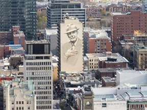 Canada Post is set to honour the late singer Leonard Cohen with a new set of stamps to be revealed today. A mural in honour of the late poet/songwriter Leonard Cohen is seen downtown in Montreal on Friday, Nov. 10, 2017.