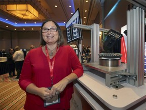 Shelley Fellows, vice-president communications, AIS Technology (and vice-president at Radix) is shown on Tuesday, September 10, 2019, at the Emerging Technologies in Automation conference and trade show at Caesars Windsor.