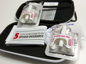 Naloxone can halt the effects of an opiod overdose.